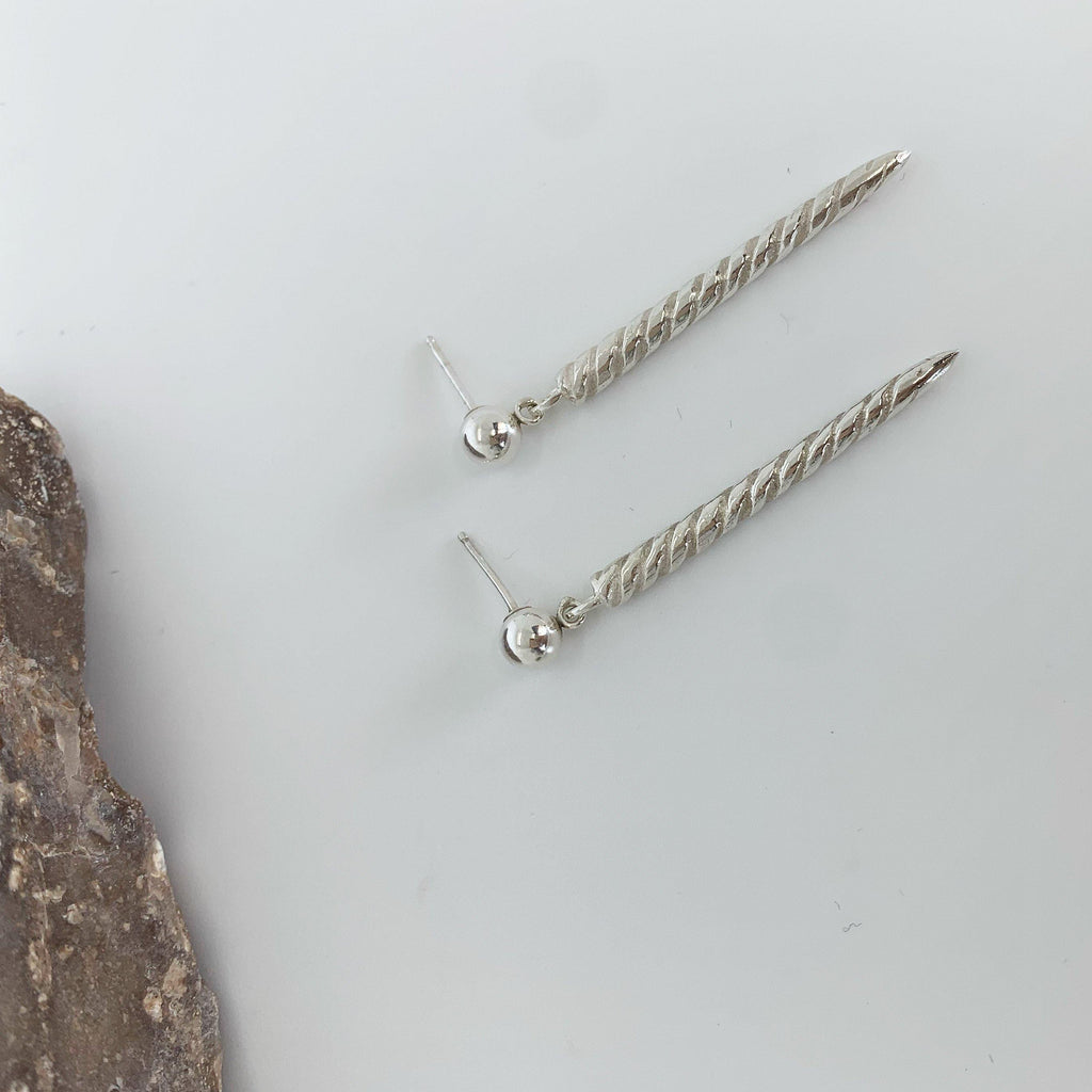 Drill Dot Earrings - atua-studio